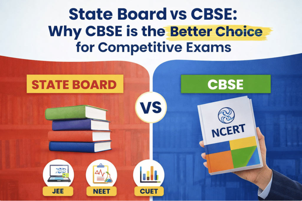State Board vs CBSE: Why CBSE is Best for JEE, NEET & CUET 2026
